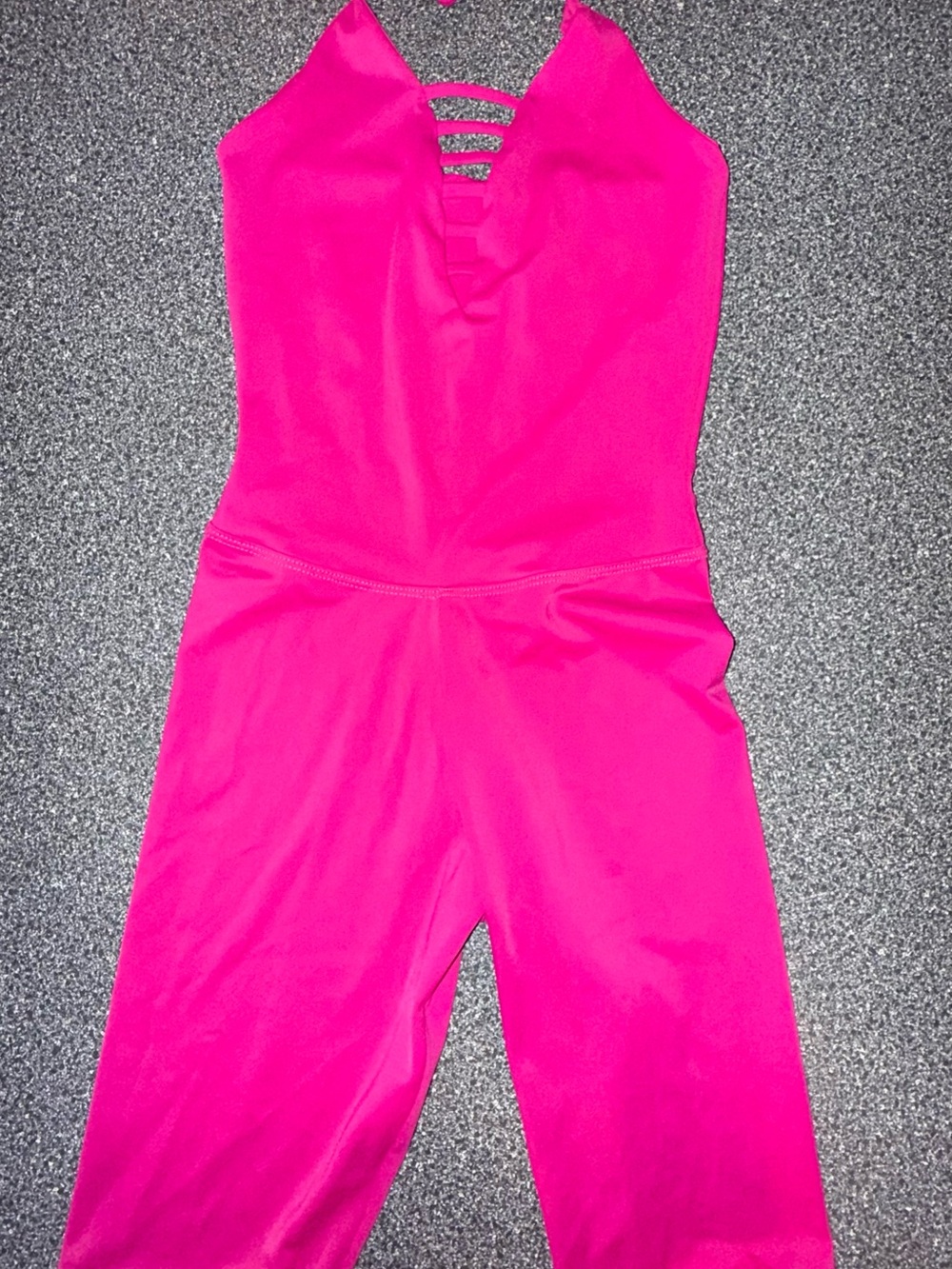 2d Skin Dance Jumpsuit/Unitard Hot Pink Size Child Small